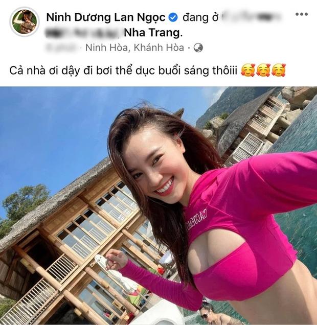 Ninh Dương Lan Ngọc mặc bikini bị nghi mới bơm ngực-1