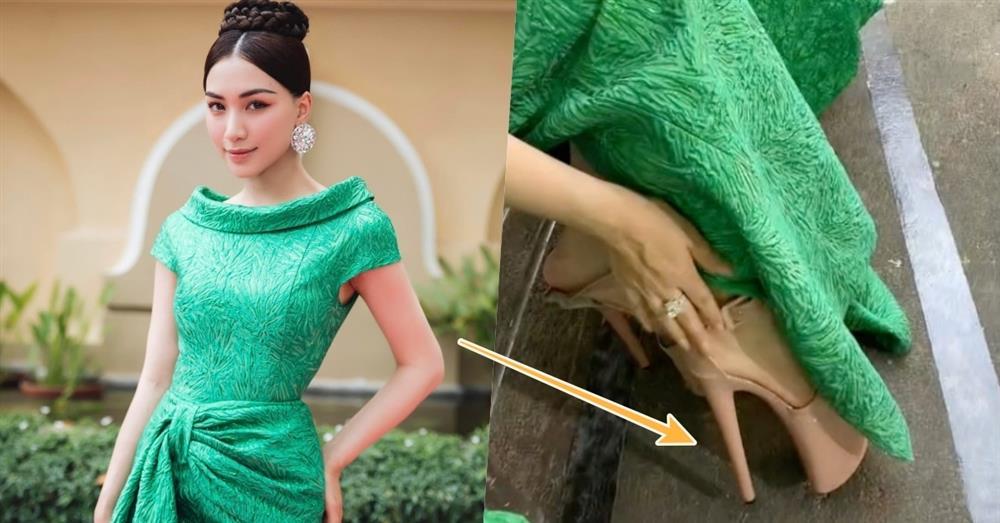 Đều đi giày cao gót, Hòa Minzy cao ngang ngửa Minh Tú: Chuyện gì đây?-3