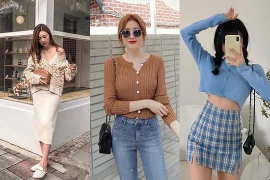 Công thức mix áo cardigan ngắn tôn dáng triệt để