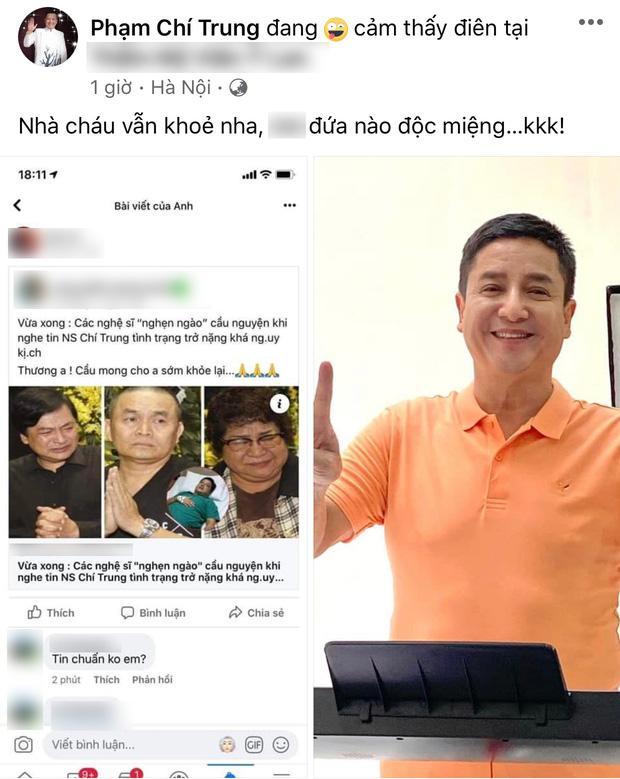 Chí Trung lên tiếng tin đồn đột quỵ, đang nguy kịch-5