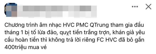 Show diễn có Hồ Văn Cường vẫn chưa giải quyết tiền vé, khán giả làm loạn-2
