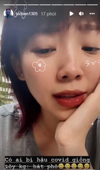 Giọng hát Tóc Tiên bị ảnh hưởng bởi hậu Covid-3