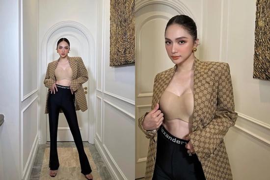 Hương Giang gây lú vì chiếc áo tàng hình như thể bán nude