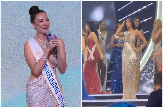 Kim Duyên mặc chiếc đầm đặc biệt để nhận sash thi Miss Supranational 2022