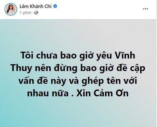 Lời cuối Lâm Khánh Chi cho tin đồn yêu Vĩnh Thụy-2