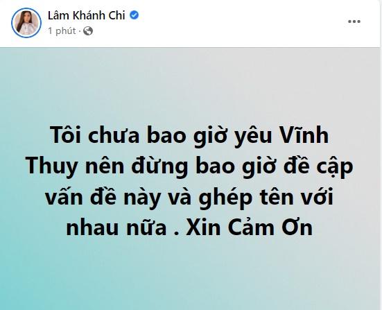 Lời cuối Lâm Khánh Chi cho tin đồn yêu Vĩnh Thụy-2