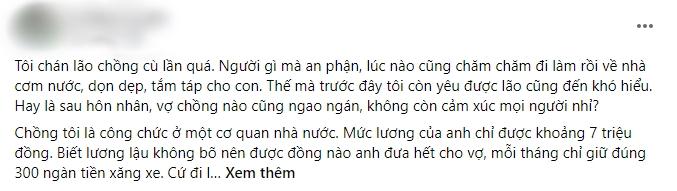 Sống với chồng cù lần an phận, vợ chán ngán muốn nhào vào sếp trẻ-1