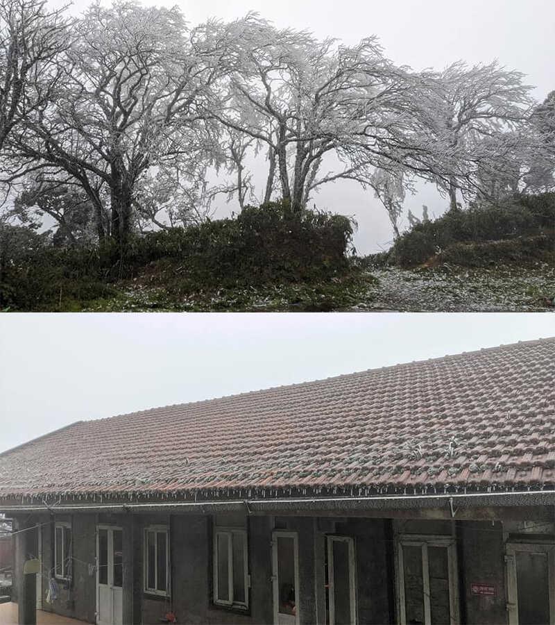 Băng giá dày đặc tạo nên kiệt tác nghệ thuật ở đỉnh Mẫu Sơn-6