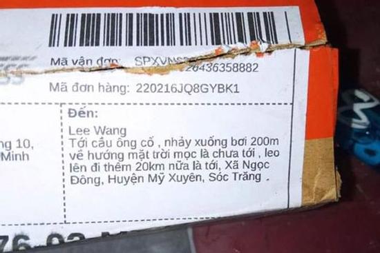 Shipper muốn bỏ nghề khi ‘thượng đế’ ghi địa chỉ mà như thách đố