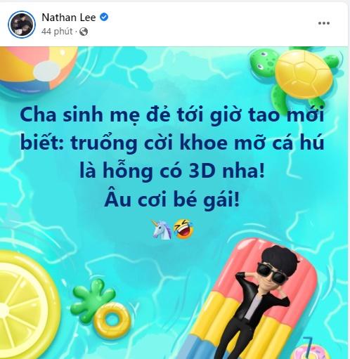 Cao Thái Sơn khỏa thân, Nathan Lee mỉa câu điếng người?-3