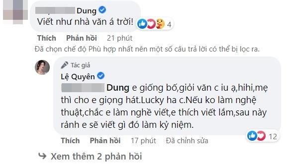 Dân mạng ngớ người khi Lệ Quyên tự nhận giỏi văn-3