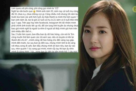 Làm quen trai trẻ, gái già 'méo mặt' vì lần đầu gặp bị gọi là 'cô'