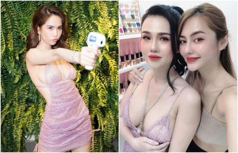 Mượn đầm cô em, chị ruột diện sexy hạ đo ván Ngọc Trinh-11