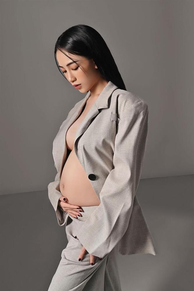 Con gái Minh Nhựa khoe bụng bầu full không che bá đạo-5