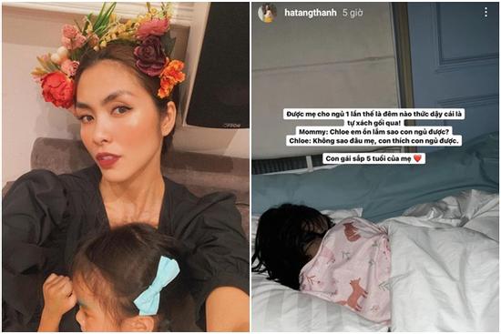 Ái nữ Hà Tăng cứ nửa đêm lại làm một việc khiến mẹ 'tan chảy'