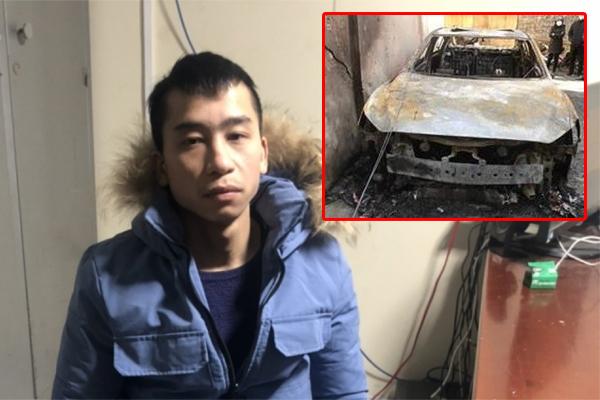 Mâu thuẫn với anh họ, đốt nhầm xe ô tô người khác-1