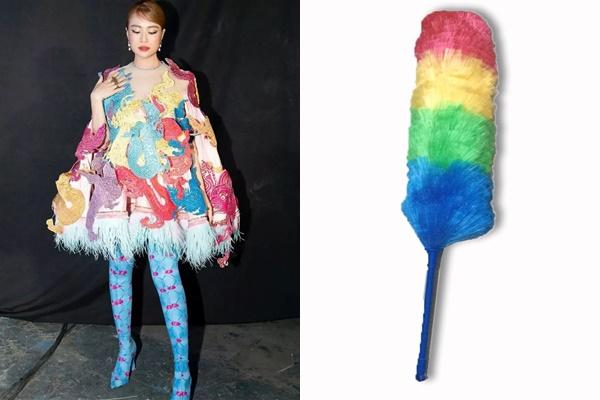 Lương Thùy Linh và Hoàng Thùy Linh lên đồ bị so với chổi lông gà-8