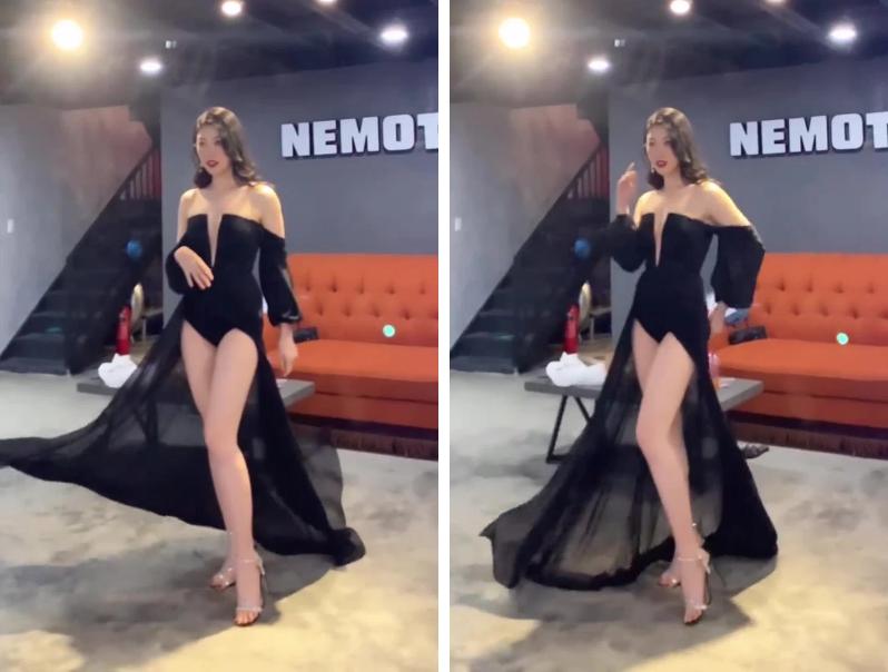 Thúy Ngân tái xuất bên Ngô Kiến Huy với hình xăm trước ngực-7