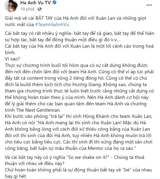 Hà Anh tố Xuân Lan xúc phạm mẫu nam dân tộc thiểu số-7