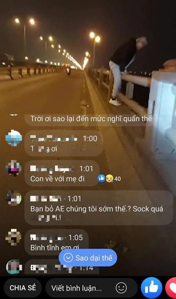 Clip: Kinh hãi thanh niên tự livestream nhảy cầu tự tử trong đêm-1
