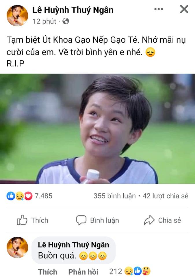 Sao nhí Gạo Nếp Gạo Tẻ đột ngột qua đời ở tuổi 19-1