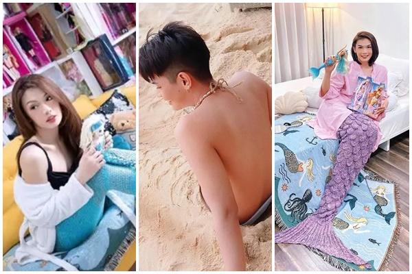 Đào Bá Lộc diện váy ngủ mỏng manh như sương mai-10