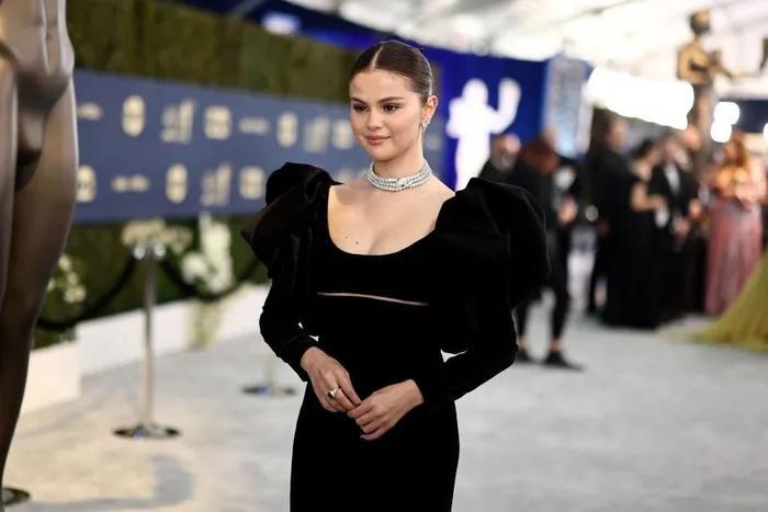 Selena Gomez reveals a basket of belly fat like a newborn girl-8