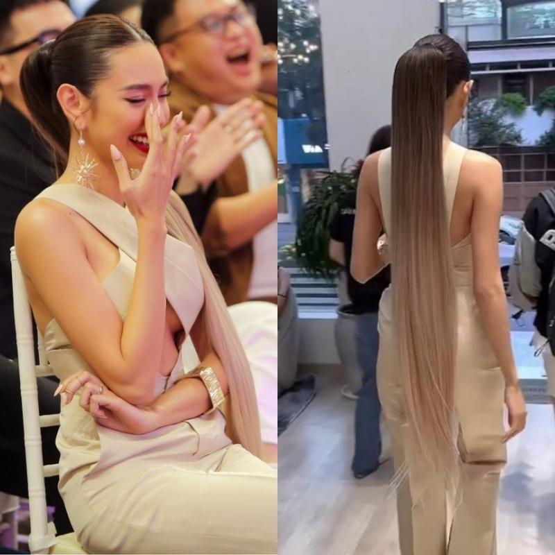 Thùy Tiên bị fan cuồng giật tóc tại sự kiện Hà Hồ?-6