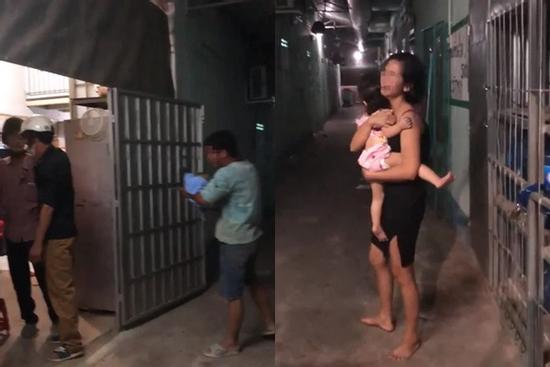 Chồng gào uất ức khi chủ trọ không cho vào nhà vì con nhỏ mới mất