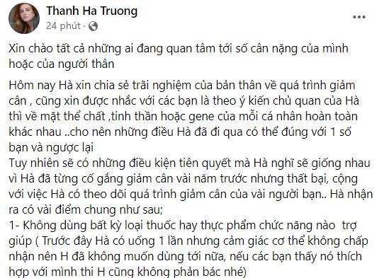 Vì sao Thanh Hà gầy rộc khó nhận ra?-2