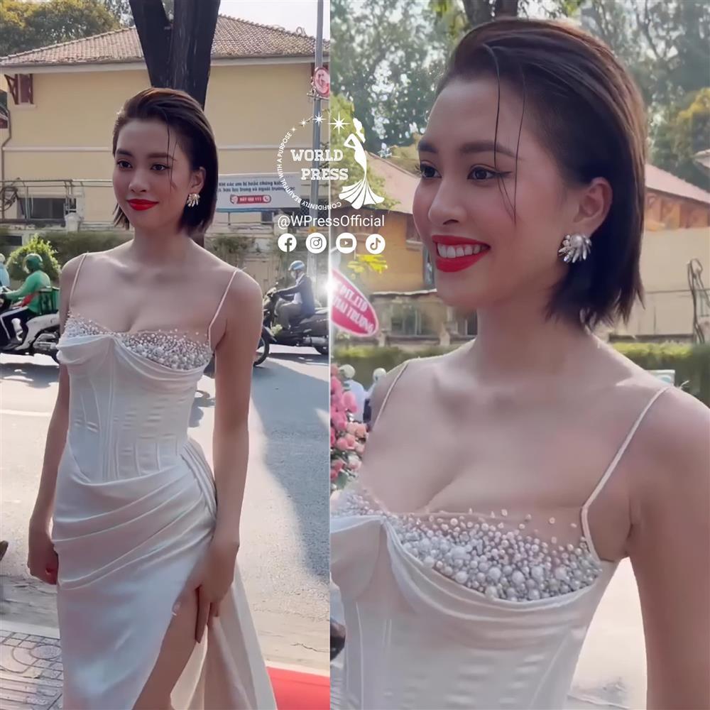 Hoa hậu Tiểu Vy xuất hiện lạ lẫm, dân mạng réo Trang Nemo-1