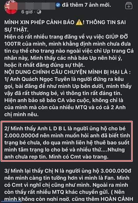 Cô gái mất 100 triệu từ thiện nói rõ về Lê Dương Bảo Lâm-3