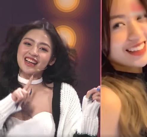 Hot girl trứng rán lộ mặt sưng như bị đánh trên truyền hình-2