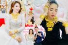 Cô dâu Thanh Hóa gây choáng đeo 28 cây vàng trong đám cưới
