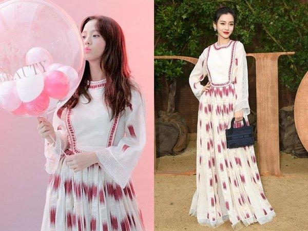 Jisoo và Angela Baby dự show Dior: Đàn chị Cbiz già nua, gầy gò-1