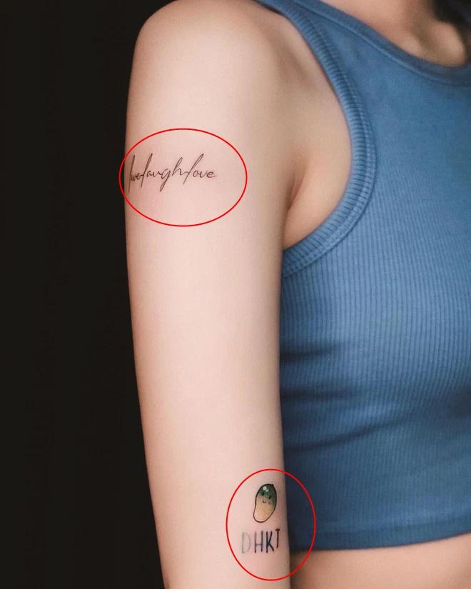 Khai phá hình xăm mới trên người vợ thiếu gia làng Youtuber-2