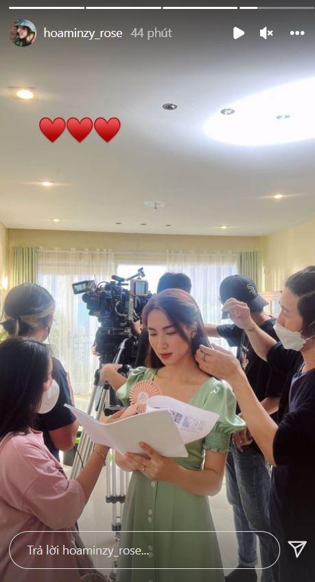 Hòa Minzy lộ hình ảnh vắt chân lên cổ chạy đua quay MV mới-3