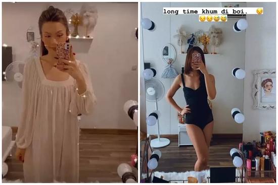 Đào Bá Lộc diện váy ngủ mỏng manh như sương mai