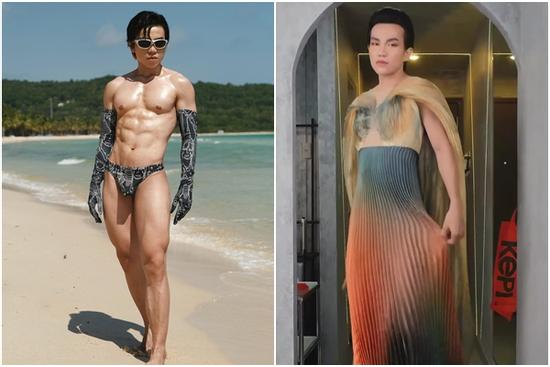 Beauty blogger Call Me Duy mặc đầm dạ hội 'ăn mừng' khỏi Covid-19