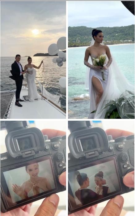 Phương Trinh Jolie diện váy cưới gợi cảm, netizen chỉ sợ lộ hàng-4