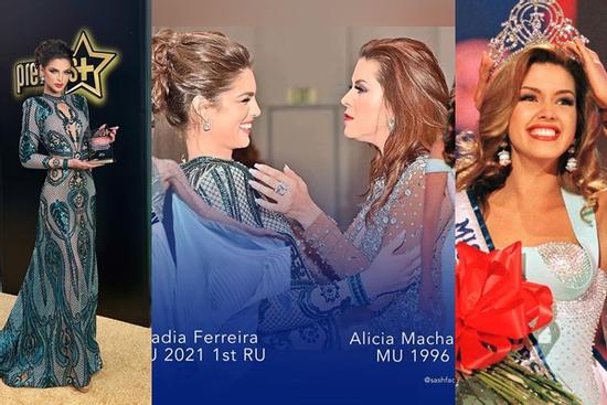 Miss Universe 1996 gặp tân Á 1: Đừng đùa nhan sắc 'gừng già'