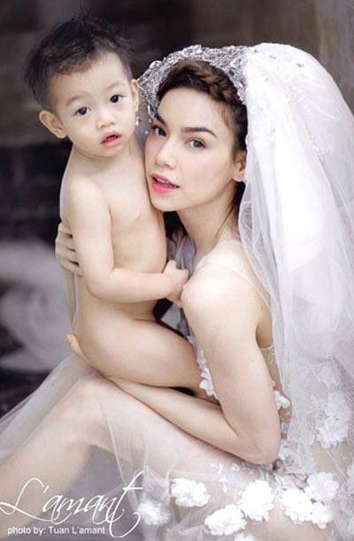 Hồ Ngọc Hà bế con: Leon quạu, Lisa hợp tác, Subeo chững chạc-2