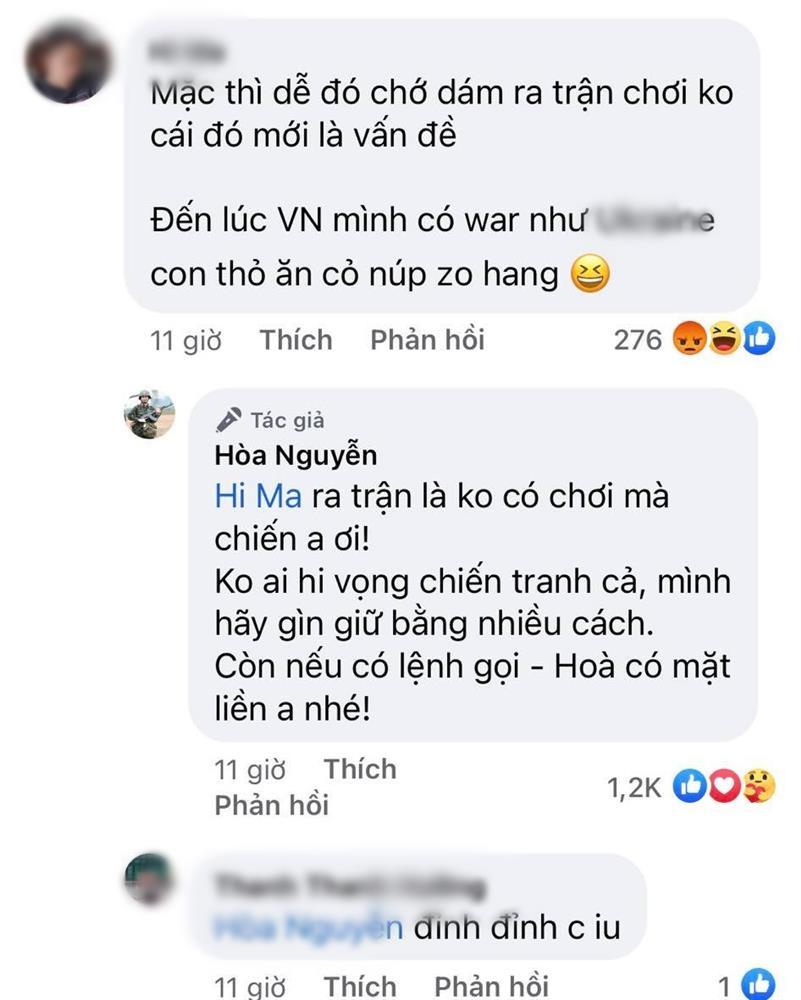 Hòa Minzy bị mỉa mặc quân phục làm màu, dám ra trận không?-7