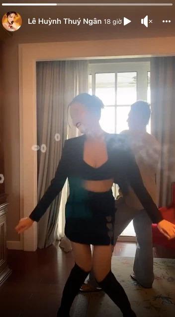 Thúy Ngân nhảy sexy dance để lộ vòng 1 nặng trĩu ná thở-2