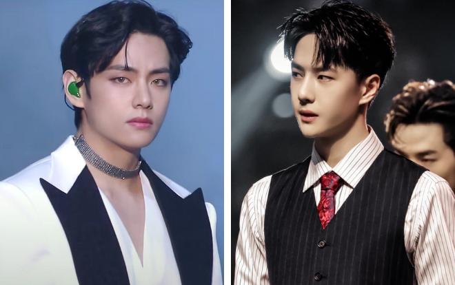 Vương Nhất Bác và V (BTS) đứng chung sân khấu, đọ visual một 9 một 10-8