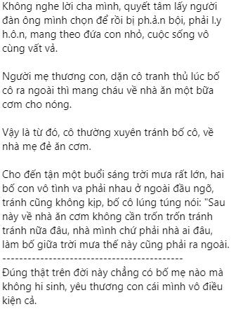 Cãi bố mẹ cưới chồng bội bạc, con gái trào nước mắt khi trở về-1