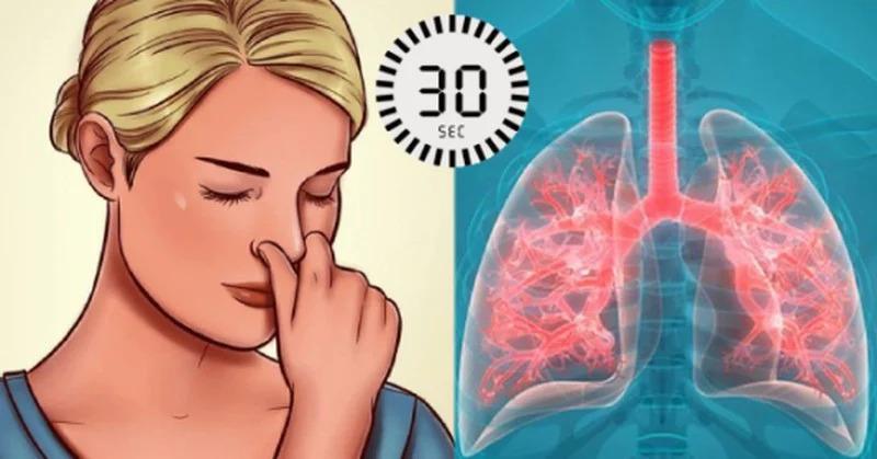 Mẹo hay mùa Covid-19: Nín thở để biết ngay phổi khỏe hay suy yếu-1