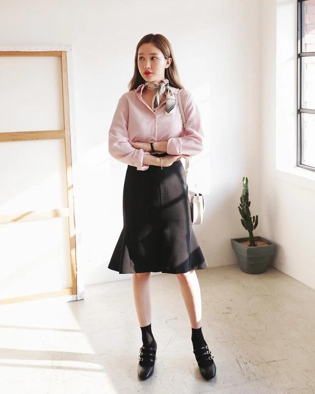 3 kiểu chân váy đuôi cá, chị em công sở xúng xính mix đồ không chán-8