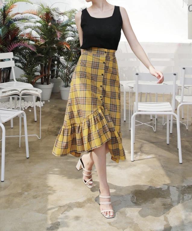 3 kiểu chân váy đuôi cá, chị em công sở xúng xính mix đồ không chán-10