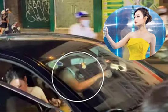 Dân mạng 'tóm sống' Midu được trai đẹp hộ tống đi sự kiện